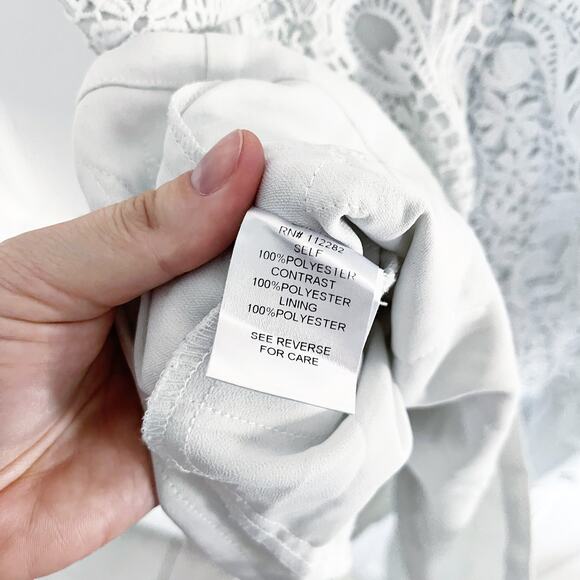 Greylin Jaylee Lace Appliqué Romper - Picture 8 of 9